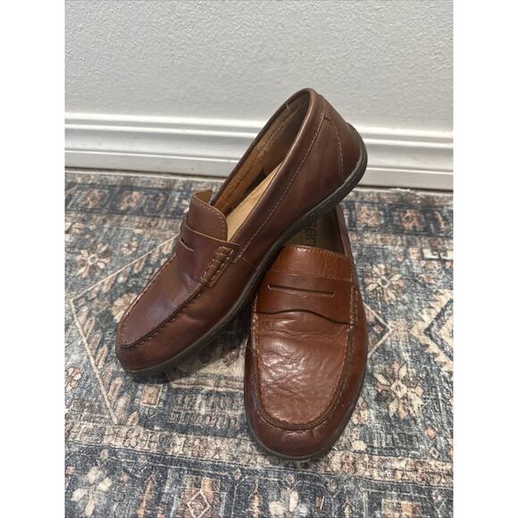 BORN Men's Penny Loafer Slip On Leather H56716 Brown Size 10.5M - Picture 2 of 8